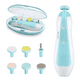 thumbnail image 1 of ShenMo Cortapelos eléctrico para bebés, lima de uñas segura para bebés compatible con dedos de los pies desde recién nacidos hasta niños pequeños (azul) LingWen 9024715173140, 1 of 1