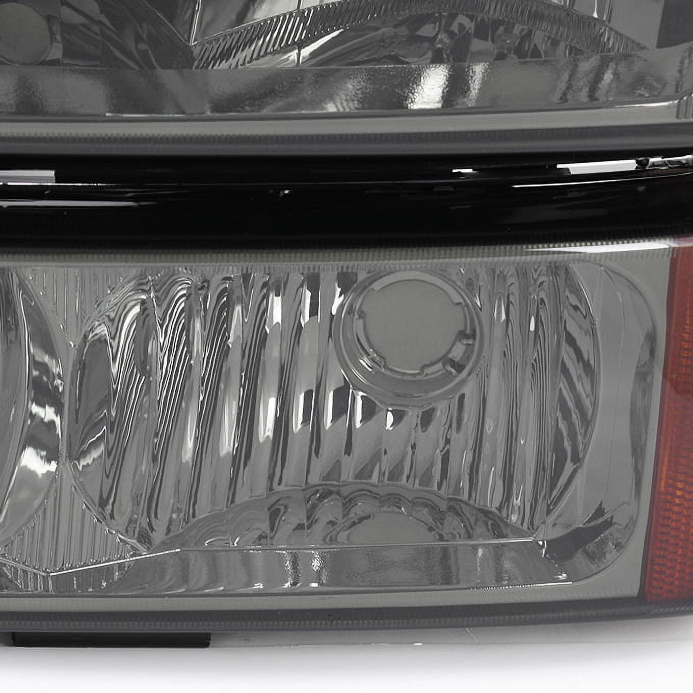 AKKON - For 2003-2006 Chevy Silverado Avalanche Replacement Smoked Headlights Driver/ Passenger Head Lamps Pair