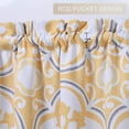 thumbnail image 2 of 2 Pcs Floral Printed Blackout Curtains, Grommet Top Thermal Insulated Curtains Drapes, 2 of 7