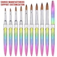 thumbnail image 5 of Free Shipping 9 Size Professional Acrylic Liquid For Nail Art Pen Brush UV Gel Nail, 5 of 5