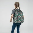 thumbnail image 5 of Xecao Tropical Leaves print Backpack For women men Aesthetic Lightweight Travel Daypack Simple Cute Backpack For Bookbag, 5 of 5