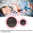 thumbnail image 3 of Baby  Photo Frame, Bicycle Shaped Black Velvet Back Shiny Sturdy Baby Photo Frame Beautiful  for Desktop Display, 3 of 8
