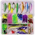 thumbnail image 6 of 301 Pcs Fishing Lures Tackle Box Bass Fishing Baits Including Kit for Lures Hooks Line Cutter Jig Head for Bass Trout Salmon, 6 of 8