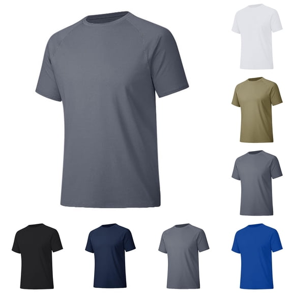 Gyexs Sportswear Mens Swim Shirt Quick Drying Ice Silk Short Sleeve Workout T Shirts Gym Athletic Summer Running Tops Black, Size XXXL
