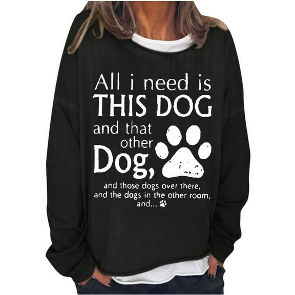 Enjoytime Sweatshirt for Women Printed Crewneck Long Sleeve Lightweight Pullover Tops Fashion Plus Size Clothes 2025