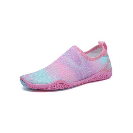 

Ritualay Womens Mens Water Shoes Quick Dry Aqua Socks Swim Beach Shoe Comfort Non-Slip Barefoot Outdoor Summer Yoga Colorful 9