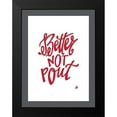 thumbnail image 2 of Barrett, Erin 19x24 Black Modern Framed Museum Art Print Titled - Better Not Pout, 2 of 5
