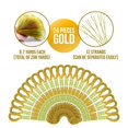 thumbnail image 3 of Nuevo Threadnanny 24 Ovillos Dorados Hilo Metálico 100% Algodón Para Bordar A Mano, 3 of 4