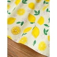 thumbnail image 6 of YEAHDOR Little & Big Girls Floral Printed Dress Cap Sleeve Flared Sundress for Holiday Beach Birthday Party Yellow Lemon 15-16, 6 of 7