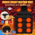 thumbnail image 5 of Plus Size Heated Jackets for Men Fashion Women Sleeveless V-neck Casual Outwear Tops T-Shirt Button Coat Zipper Blouse, 5 of 9