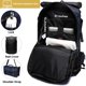 thumbnail image 2 of Mochila de viaje KAKA 2070 Durable Convertible de 40 L para 17,3", 2 of 6