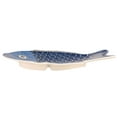 thumbnail image 2 of G.E.T. Melamine Fish Serving Platter, BPA Free, 14" x 10", Blue (Set of 4), 2 of 2