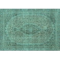 thumbnail image 1 of Ahgly Company Indoor Rectangle Abstract Light Blue Modern Area Rugs, 4' x 6', 1 of 4