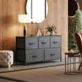 thumbnail image 2 of Dark  Fabric Dresser with 5 Drawers, Storage Organizer for Bedroom, Closet, Living Room, 2 of 6