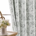 thumbnail image 3 of Cortinas Jinchan Blackout Floral 95%, 244 cm de ancho x 244 cm de largo, 2 paneles, 3 of 8