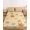 Sky Blue, Pumpkin, Sage, Cream, variant on Queen Size Fitted Sheet Set - Thanksgiving Fall 3 Piece Bedding Sets 16" Deep Pocket Fitted Sheet with 2 Pillowcases, Maple Leaf Botanical Autumn Brown Plaid Brushed Microfiber Hotel Bed Sheets
