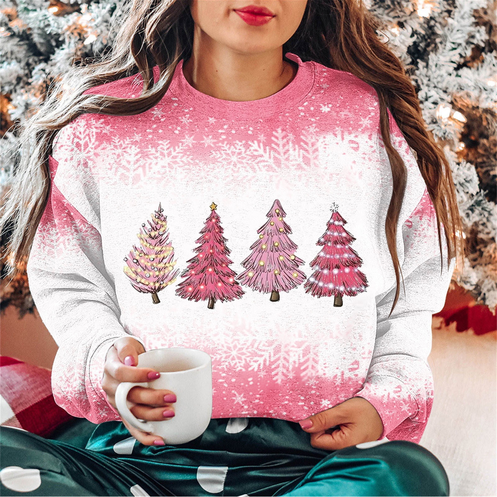 Christmas tunics plus size hotsell