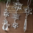 thumbnail image 4 of Christmas Ornaments for Christmas Tree Decorations,Acrylic Snowflake and Icicle Ornaments for Winter Wonderland Holiday Home Decor,Xmas Tree Party Supplies for Indoor New Year Decorations, 4 of 4