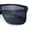 Black Frame - Solid Black, variant on Slim Rectangle Sunglasses for Men UV400 Polycarbonate Lightweight Narrow Modern Minimalist Style Tortoise Frame - Brown Lens