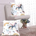 thumbnail image 6 of Rainbow Star Unicorns Throw Pillow Covers Pillowcases 18 x 18 Inch Home Decor 2 Packs for Bedroom Sofa, 6 of 6