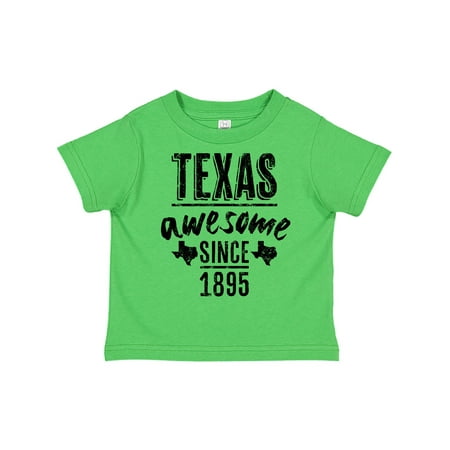 

Inktastic Texas Awesome Since 1895 Gift Toddler Boy or Toddler Girl T-Shirt