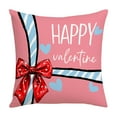 thumbnail image 2 of Throw Pillow Covers Valentine's Day Red Cute Passionate Double-Sided Printed Plaid Home Bedroom Sofa Cushion Cover 45*45cm, 2 of 6
