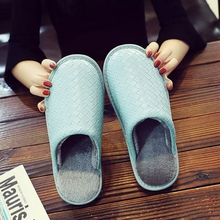 

QWZNDZGR 2022 Spring Braided Leather Slippers Men Indoor Home Shoes Unisex Room Slippers Male Fur Slides New Mules Slipper Big Size 45 46
