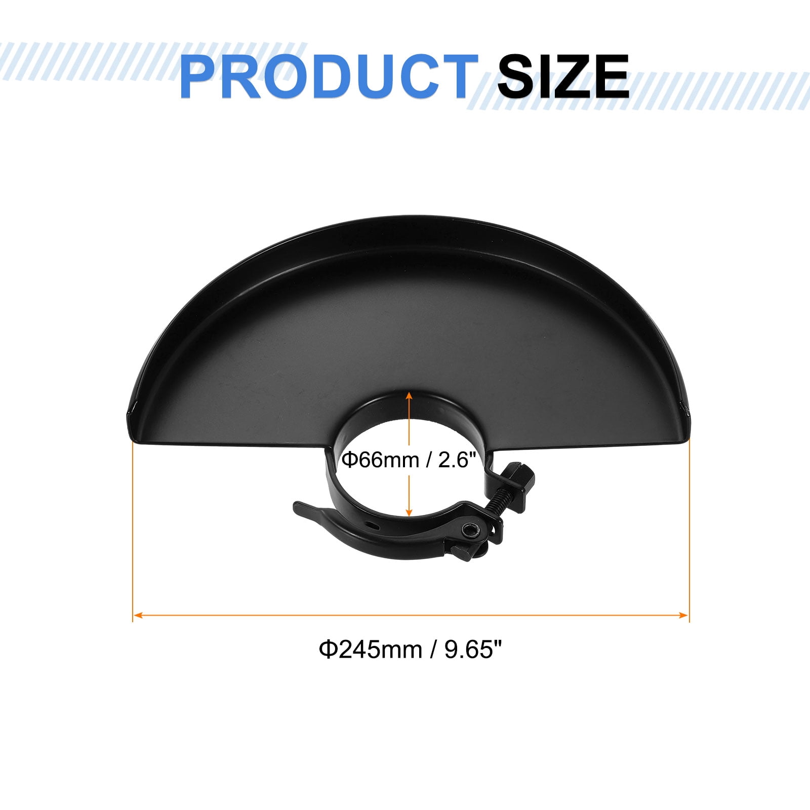 Uxcell Grinder Guard 9" 245mm Dia Metal Adjustable Angle Grinder Protector Cover