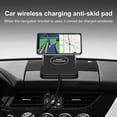 thumbnail image 2 of 1 Set C7 Wireless Phone Charger 2-in-1 Support 15W/10W/7.5W/5W Intelligent Recognition Anti-slip Fast Charging Temperature Protection USB Wireless Charger for Car, 2 of 10