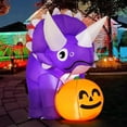 thumbnail image 4 of GOOSH Halloween Inflatable 5 FT Halloween Dinosaur Inflatable, Inflatable Halloween Dinosaur Halloween Dinosaur Decorations with LED Lights, Halloween Decorations Inflatables Clearance for Holiday, 4 of 7