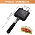 thumbnail image 5 of Fabricante de Sandwiches Toastie Sartén Anti-Adherente Doble Lado con Manijas Resistentes al Calor para Camping y Cocina, 5 of 5