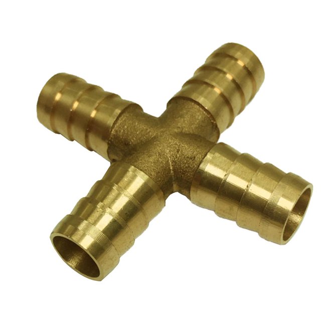 Acoplador Cruzado Conector de de Agua de ín ón - 12mm Gloria Conector del adaptador de latón