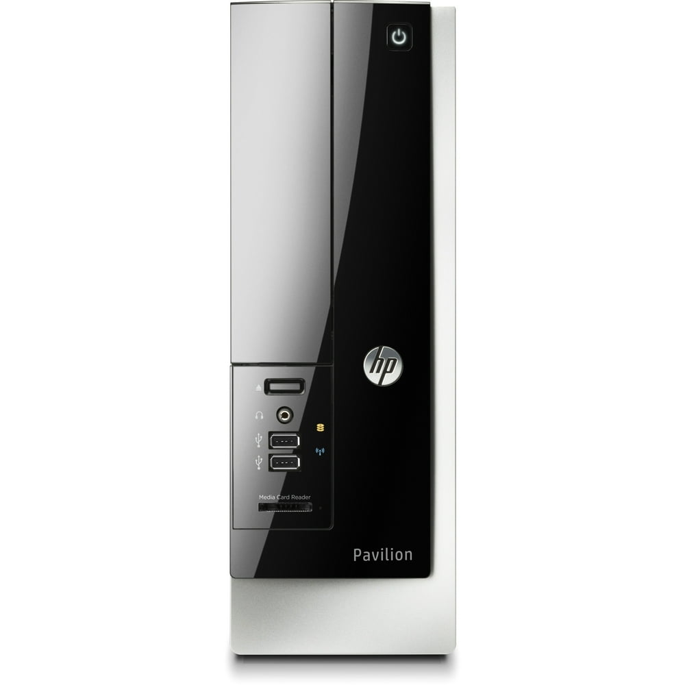 HP Pavilion Slimline Desktop Tower Computer, AMD ASeries A45000, 6GB