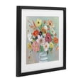 thumbnail image 2 of Stupell Industries French Country Energetic Blossom Bouquet Black Framed Print Under Glass, 13 x 13, by Sally Swatland, 2 of 8