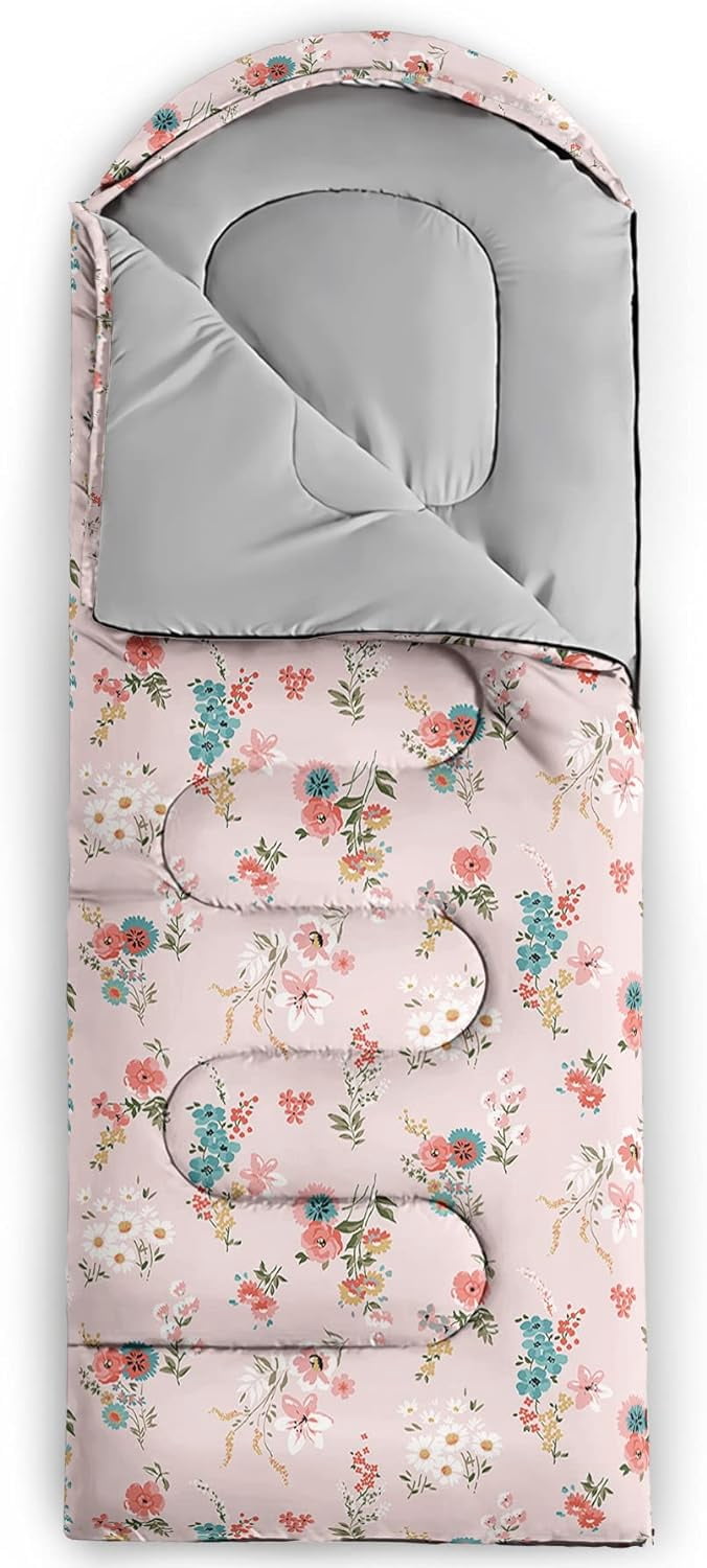Camping Sleeping Bags,3 Season Warm & Cool Weather,Lightweight,Waterproof Sleeping Bags for Adults & Kids,Traveling,and Outdoors,Camping Gear Equipment