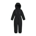 thumbnail image 3 of ATOGUTA Kids Snow Suit Boys Girls Lightweight Insulated Ski Suit Windproof Hooded Snowsuit Size 5T-16, Black, 3 of 5