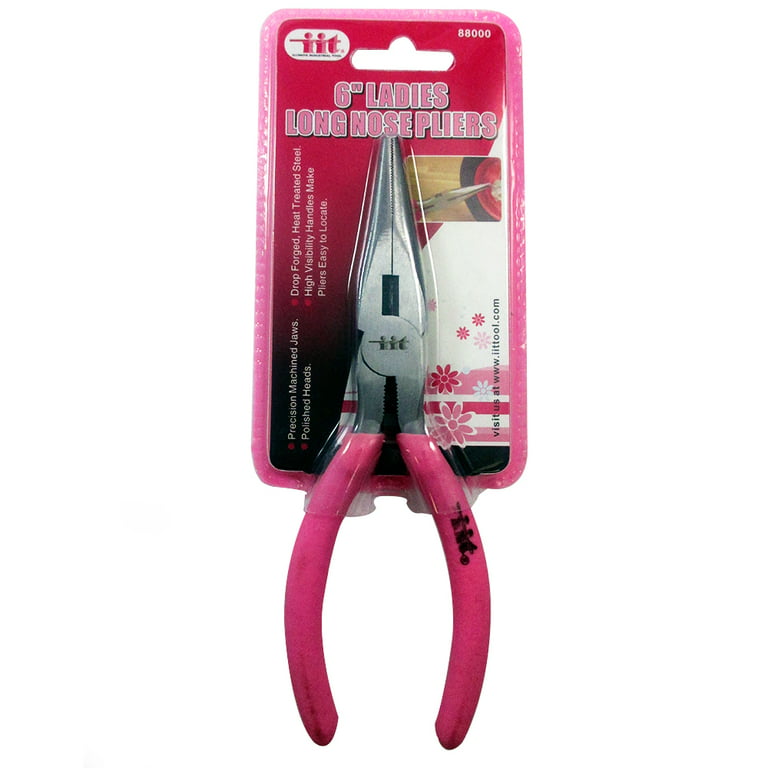 Diamond Visions Max Force 2221189 Pink Needlenose Pliers 5.75 Inch (2  Pliers)