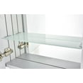 thumbnail image 3 of Elegant MRE8013 Elixir Mirror Cabinet W19.5 H27.5 5000K, 3 of 5