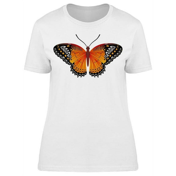 Cethosia Biblis Butterfly   T-Shirt Women -Image by Shutterstock, Female Medium