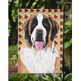 thumbnail image 3 of Carolines Treasures SC9222GF 15 x 15 In. Saint Bernard Fall Leaves Portrait Flag- Garden Size, 3 of 3