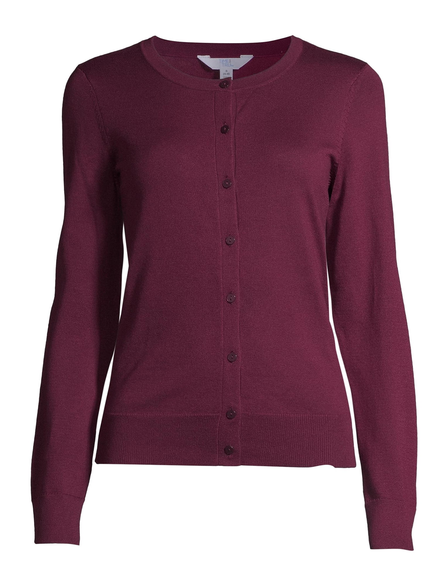 Time and Tru Women's Button Front Cardigan
