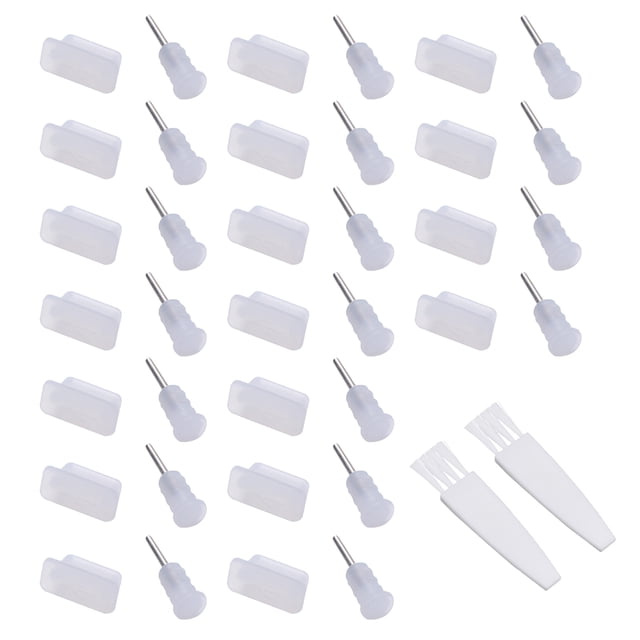 WORGEOUS 20 pares de fundas protectoras antipolvo tipo C Tapones protectores de tapones para auriculares