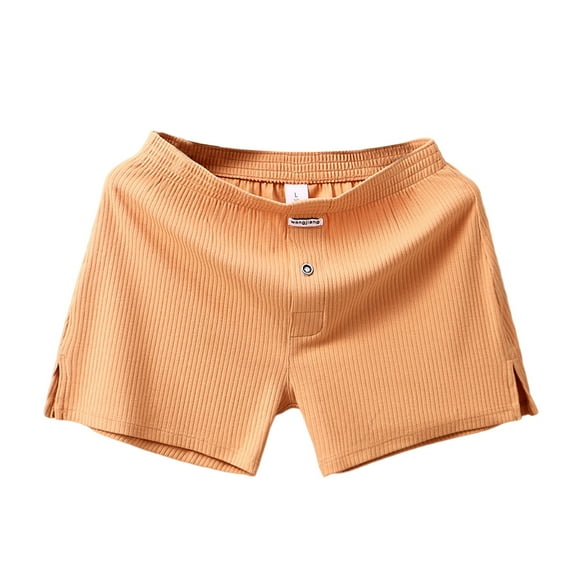 Men's Boxer Briefs Mens Long Underwear Undies Matching Wading Underwear No Ride Briefs for Men Underpants Men Athletic Seamless Mens Cellblock Yellow 2XL