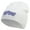 White, variant on Epic! Embroidered 8 Inch Short Beanie - Black OSFM