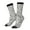 2 Black-1, variant on Silver Glitter Pattern Sport Socks for Women and Men Crew Socks Sporty Calf Socks Casual Socks