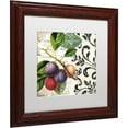 thumbnail image 2 of Trademark Fine Art "Les Fruits Jardin III" Canvas Art by Color Bakery White Matte, Wood Frame, 2 of 4