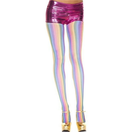 

Rainbow Striped Pantyhose - Rainbow