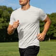 thumbnail image 6 of Luvrsol T Shirts for Men Pack Stretch Solid Crew Neck Basic Tee Flexible Soft Layering Daily Undershirts S-3XL, 6 of 8