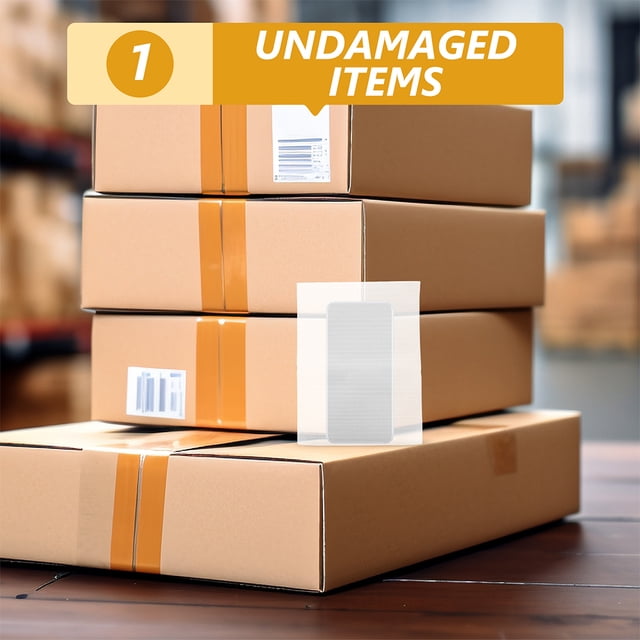 SHINYPASING 100Pcs Protective Foam Bags White Foam Cushioning for Shipping Fragile Items and Storage