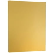 JAM Foil 24lb 2-Sided Paper, 8.5 x 11, Gold, 50 Sheets/Pack